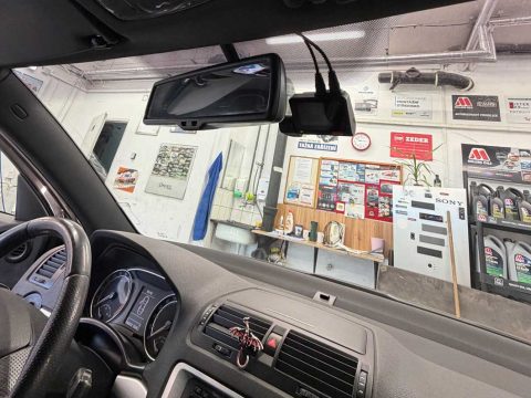 Montaz Kamery Mio 955 W Dual Skoda Octavia Ii Rs 3
